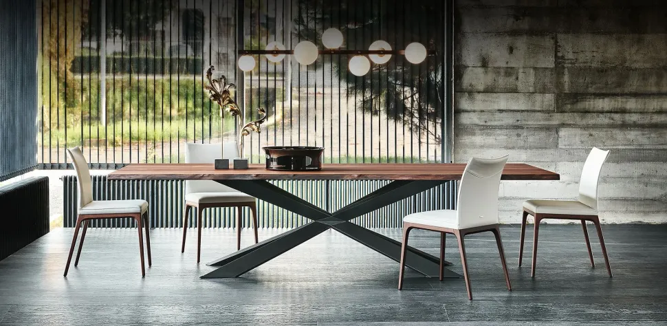 Tavolo in legno rettangolare Spyder Cattelan italia a prezzo scontato