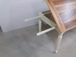 Tavolo in legno rettangolare Modello i solisti Artigianale in offerta outlet