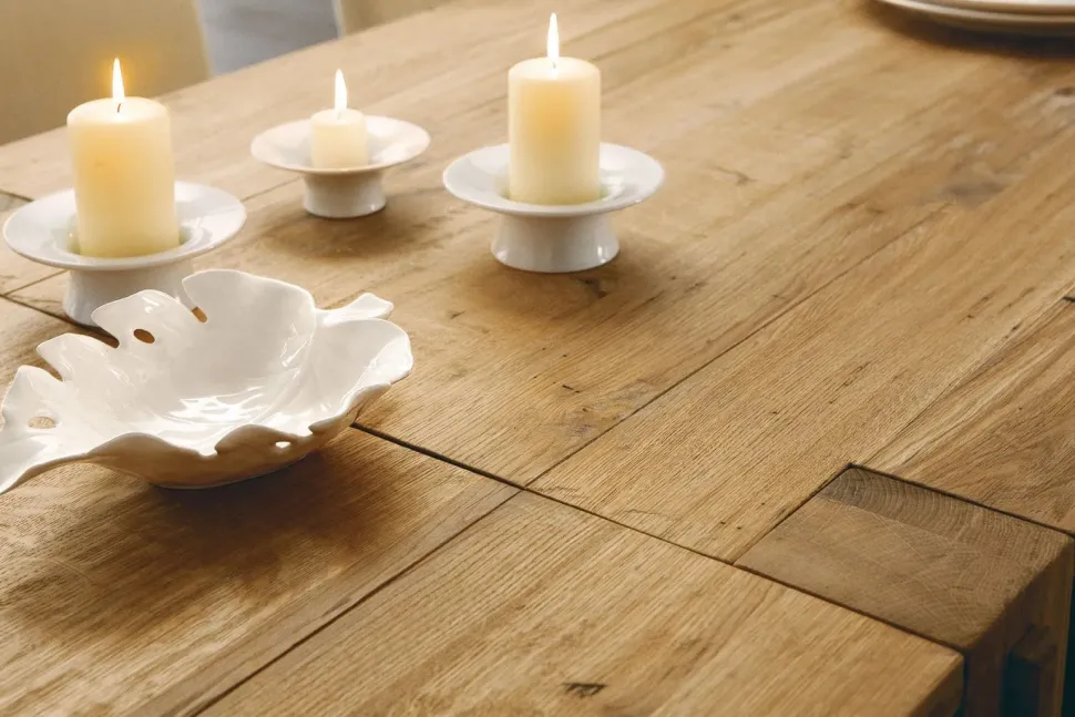 Tavolo in legno rettangolare Stoccolma Alta corte in offerta outlet