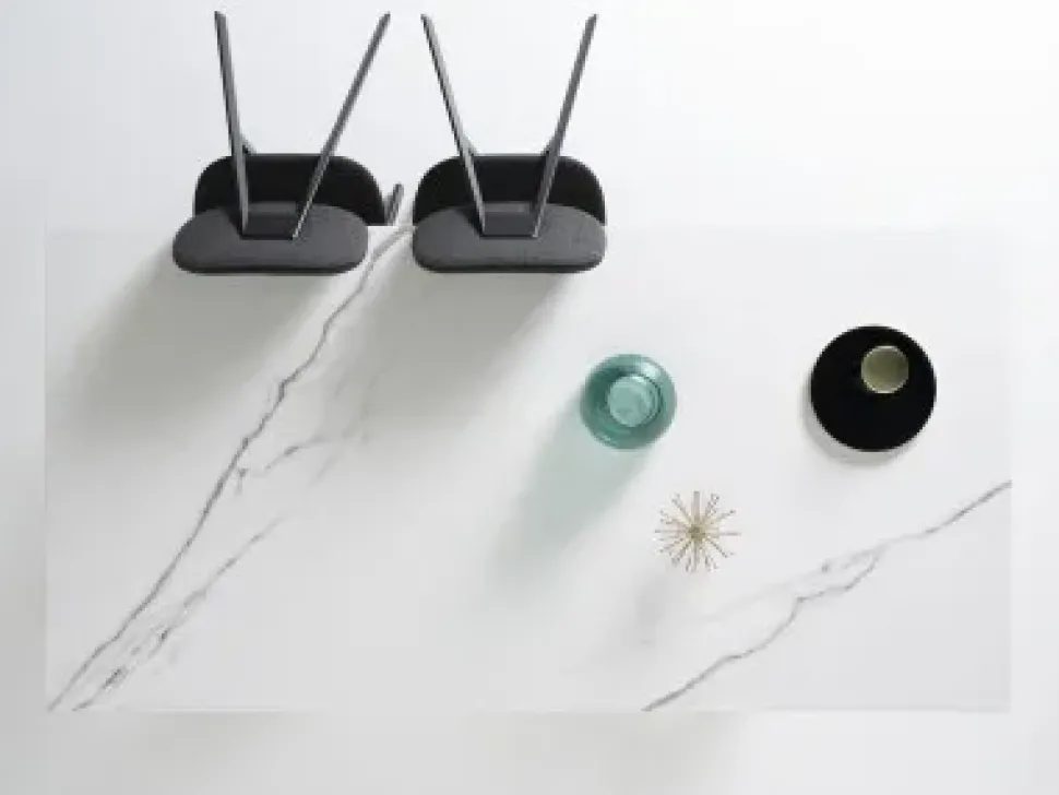 Tavolo in legno rettangolare Thor 240 fisso Point house in offerta outlet