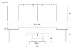 Tavolo in legno rettangolare Ares mega Altacom a prezzo scontato
