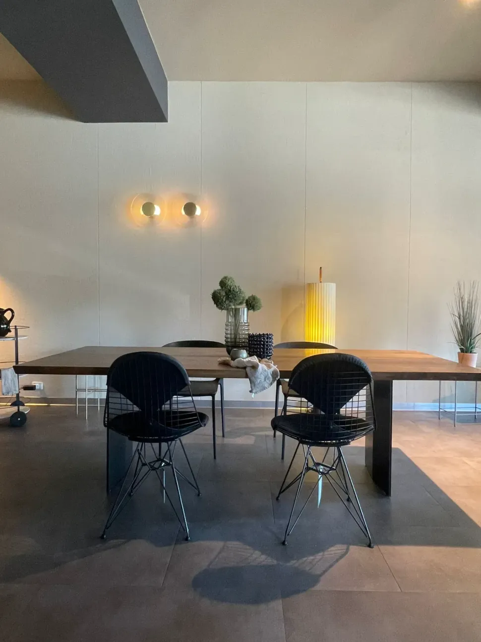 Tavolo in legno rettangolare Plank sky Riva 1920 in offerta outlet