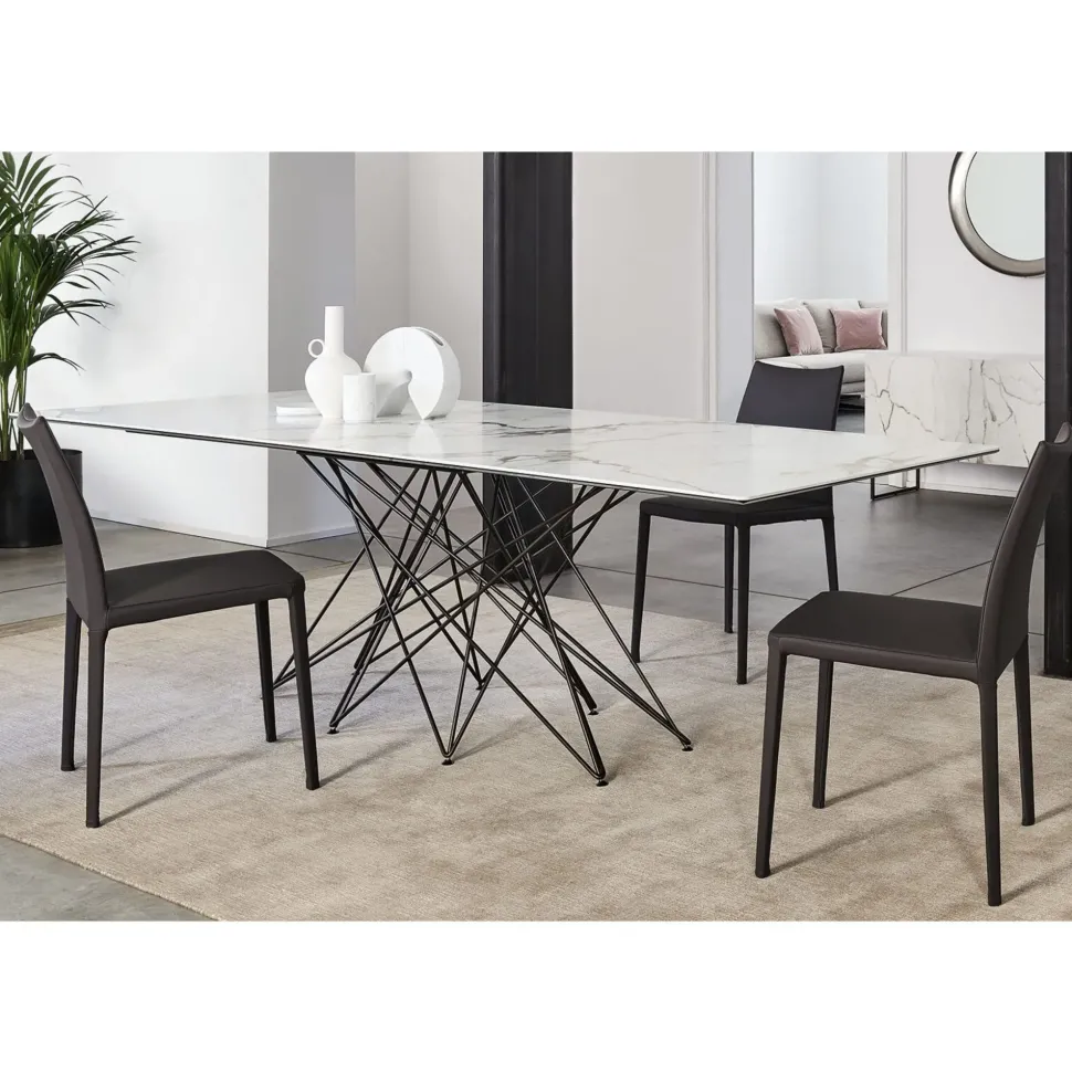 Tavolo in legno rettangolare Octa Bonaldo a prezzo ribassato