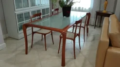 Tavolo in legno rettangolare Withy Ceccotti in offerta outlet