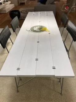 Tavolo in legno rettangolare Tavolo lando Lando in offerta outlet