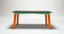 Tavolo in legno rettangolare Aronte Artigianale in offerta outlet