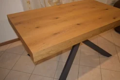 Tavolo in legno rettangolare Rovere Mottes selection a prezzo ribassato