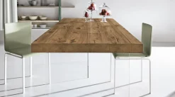 Tavolo in legno rettangolare Air wildwood 250x100 Lago a prezzo scontato