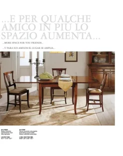 Tavolo in legno rettangolare F305 Falegnameria italiana a prezzo scontato