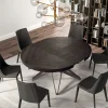Tavolo in legno rotondo Big round Ozzio in offerta outlet