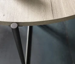 Tavolo in legno rotondo Icaro Altacom in offerta outlet