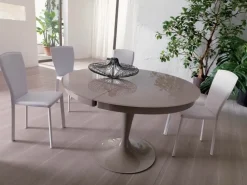 Tavolo in marmo rotondo Eclipse Ozzio a prezzo ribassato