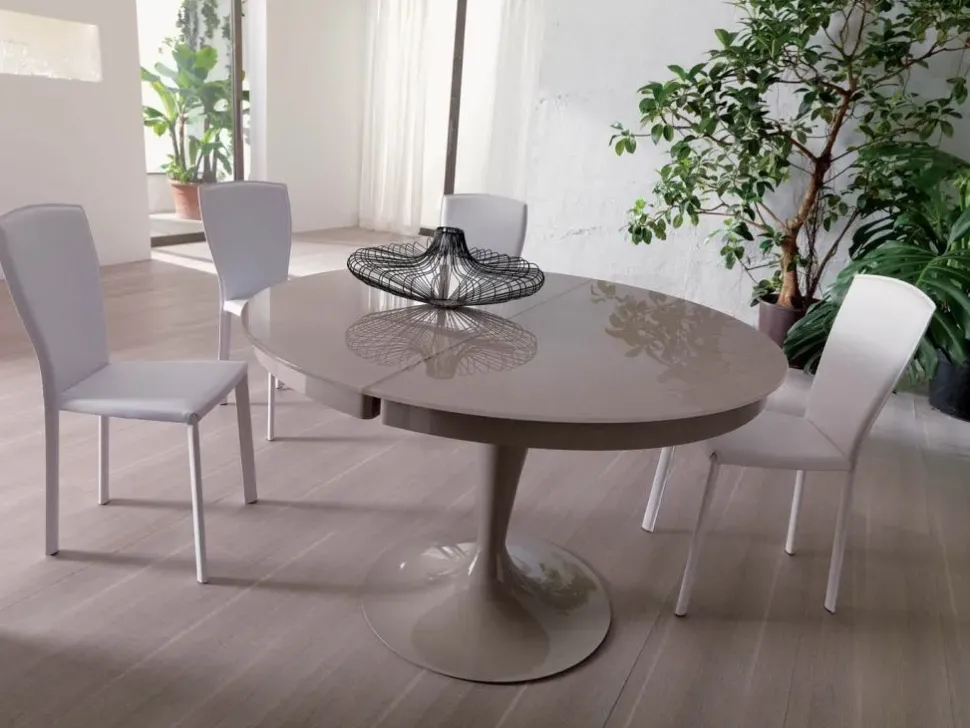 Tavolo in marmo rotondo Eclipse Ozzio a prezzo ribassato