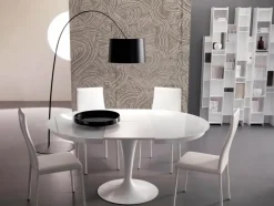 Tavolo in marmo rotondo Eclipse Ozzio a prezzo ribassato