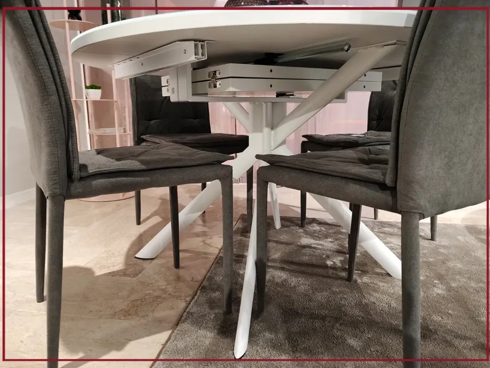 Tavolo in offerta outlet modello Giove cb-4739 d120 di Connubia