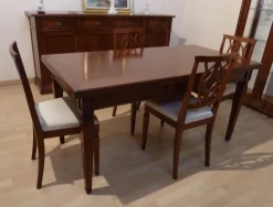 Tavolo in stile arte povera Ginepro e orchidea in Offerta Outlet