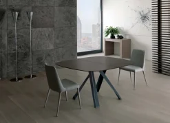 Tavolo in vetro quadrato Bombo allungabile Ozzio a prezzo scontato