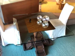 Tavolo in vetro quadrato Firenze Artigianale a prezzo scontato