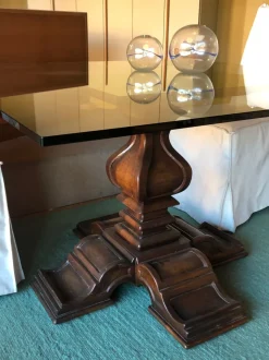 Tavolo in vetro quadrato Firenze Artigianale a prezzo scontato