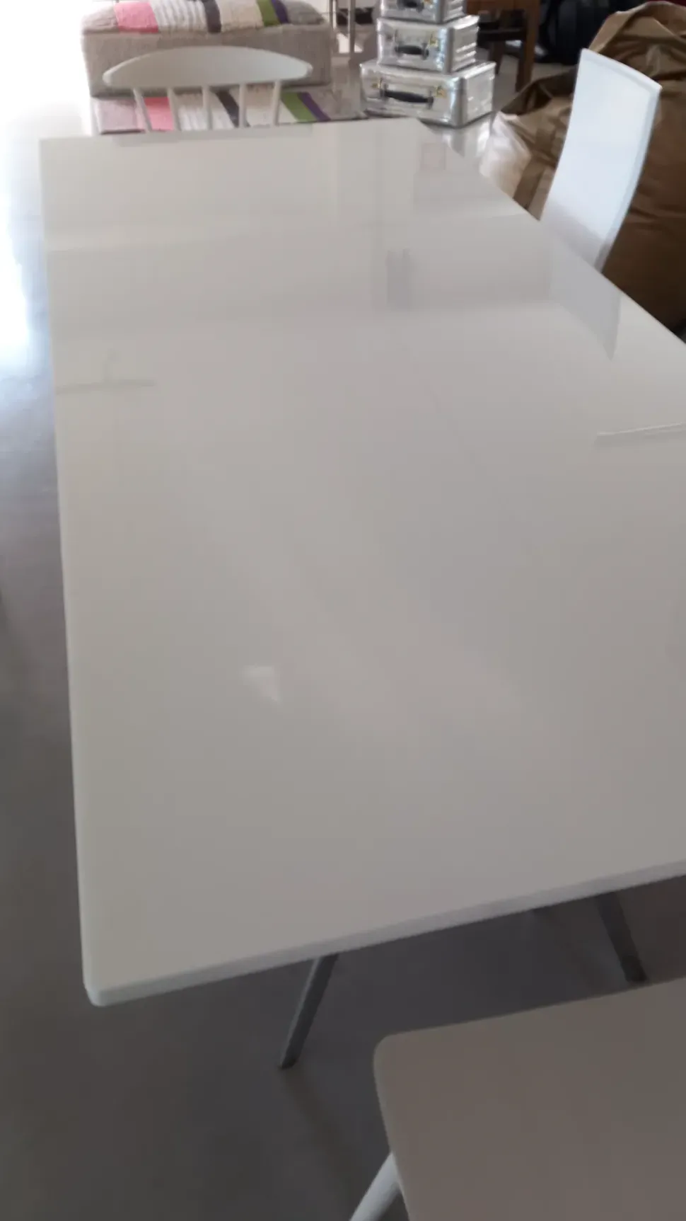 Tavolo in vetro rettangolare Baguette Magis in offerta outlet