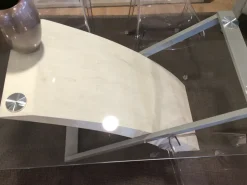 Tavolo in vetro rettangolare Unique  Artigianale a prezzo scontato