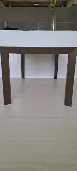 Tavolo in vetro rettangolare Genio Bontempi in offerta outlet