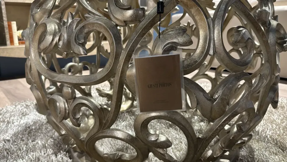 Tavolo in vetro rotondo Medea Giusti portos in offerta outlet