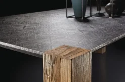 Tavolo Lisbona Nature design in legno Fisso