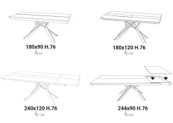 Tavolo Lungo largo Ozzio a prezzo ribassato