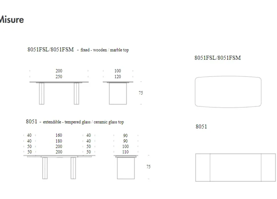 Tavolo Manhattan Tonin casa in OFFERTA OUTLET -30%