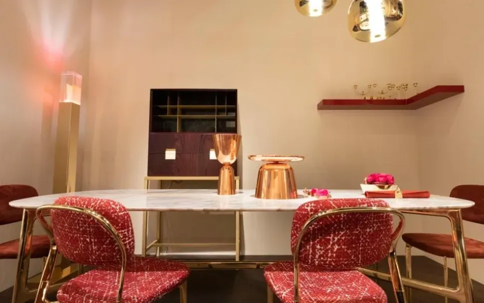 Tavolo Md work Table luxury calacatta ottone PREZZI OUTLET