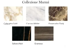 Tavolo Md work Table luxury calacatta ottone PREZZI OUTLET