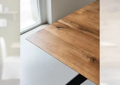 Tavolo Metal in legno rovere massello di Alta corte scontato del 30%