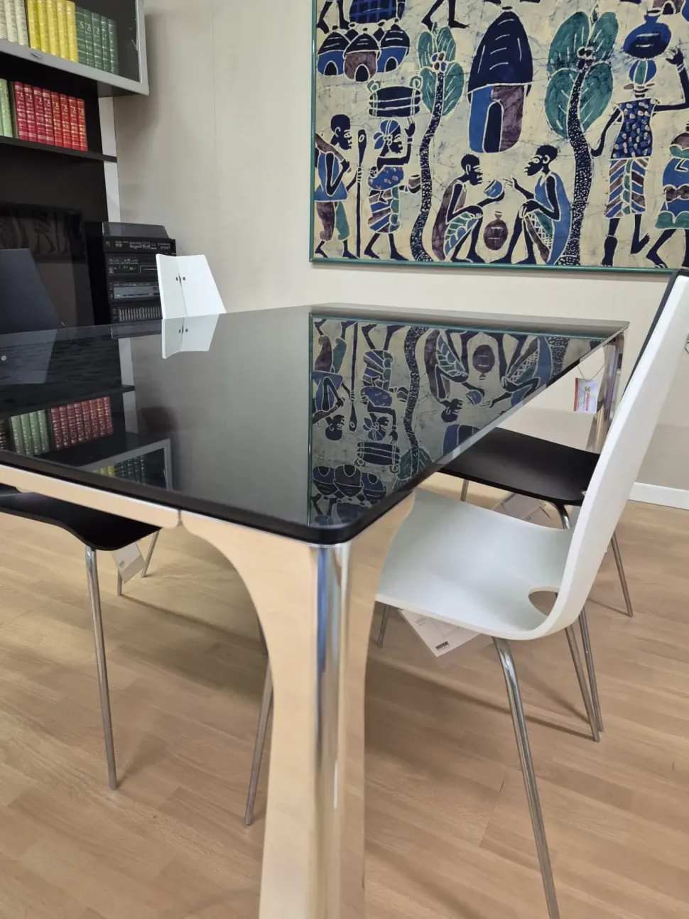 Tavolo Miss Ciacci in vetro Rettangolare allungabile scontato 30%