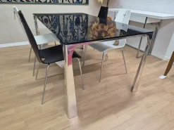 Tavolo Miss Ciacci in vetro Rettangolare allungabile scontato 30%