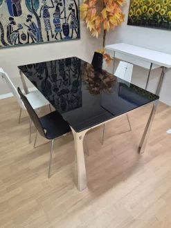 Tavolo Miss Ciacci in vetro Rettangolare allungabile scontato 30%