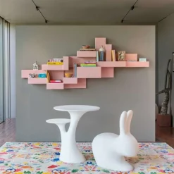 Tavolo modello Tavolo albero del coniglio verde balsamico da giardino Qeeboo a prezzo Outlet