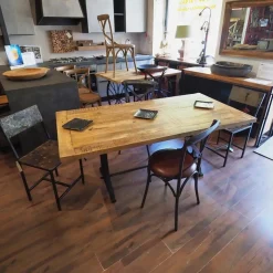 Tavolo Outlet etnico Tavolo singer ghisa e lagno massello in offerta PREZZI OUTLET