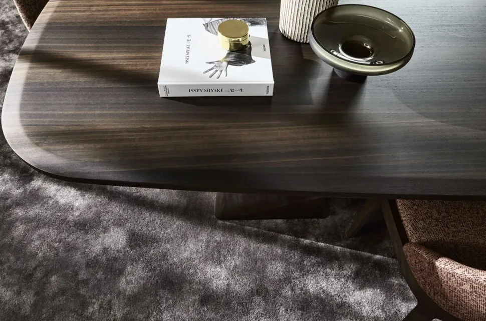 Tavolo ovale in legno Mayfair di Molteni & c in Offerta Outlet