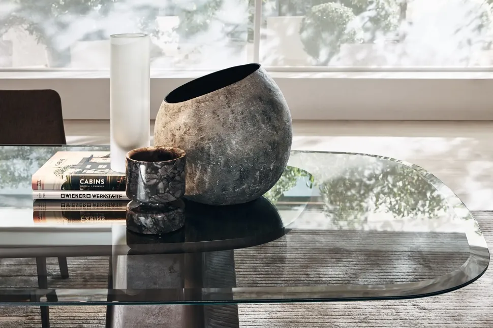 Tavolo ovale in legno Mayfair di Molteni & c in Offerta Outlet