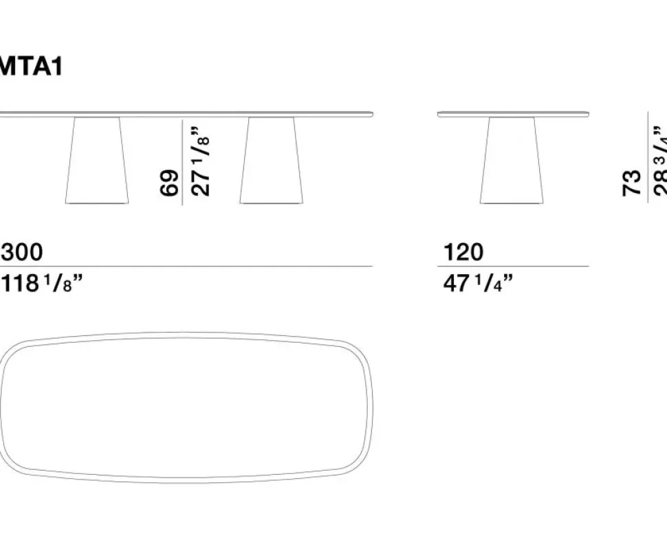 Tavolo ovale in legno Mayfair di Molteni & c in Offerta Outlet