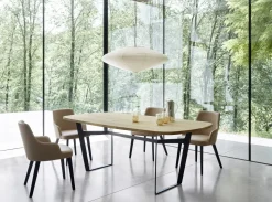 Tavolo ovale in legno Obi Sangiacomo in Offerta Outlet