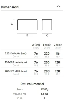 Tavolo ovale in vetro Blueye di Md work in Offerta Outlet