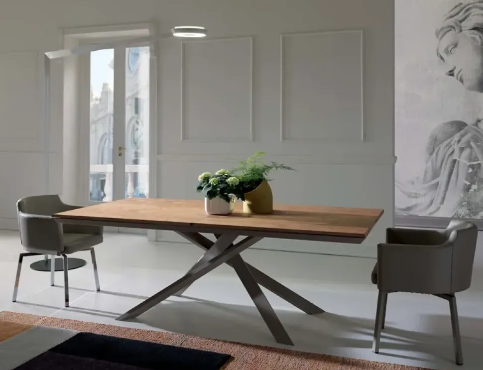 TAVOLO Ozzio?4x4 rovere SCONTATO a PREZZI OUTLET affrettati