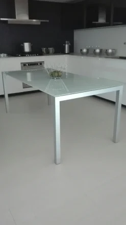 Tavolo Paso Bontempi casa in vetro Allungabile