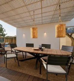 Tavolo per l'esterno modello Tavolo zelmar con 6 poltroncine bizzotto Bizzotto con forte sconto