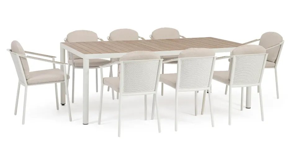 Tavolo per l'esterno Set tavolo e sedie modello ulises vapor Bizzotto a prezzo ribassato