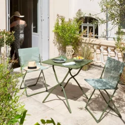 Tavolo per l'esterno Tavolo balcony verde moss lafuma a marchio Collezione esclusiva a prezzo ribassato
