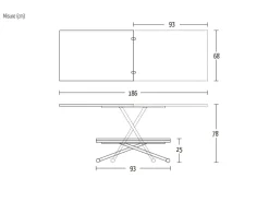 Tavolo pieghevole Gingiglio Altacom a prezzo ribassato