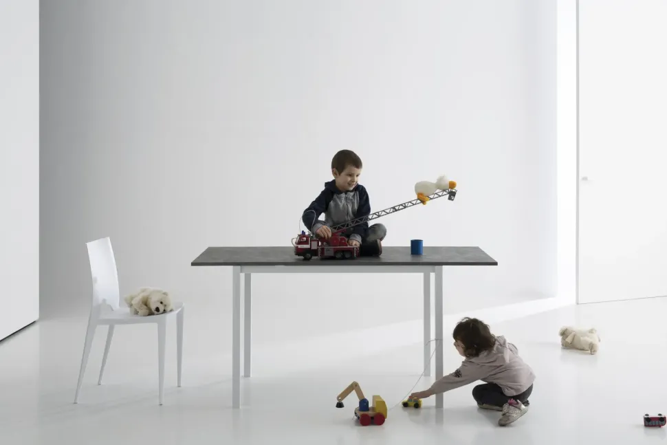 Tavolo Plutone 110 Point house in laminato Allungabile